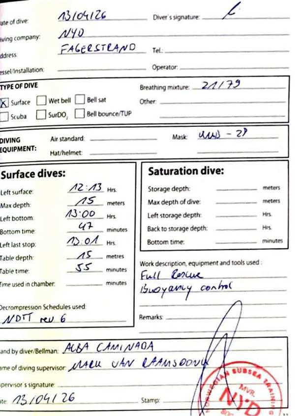 Logbook page 11