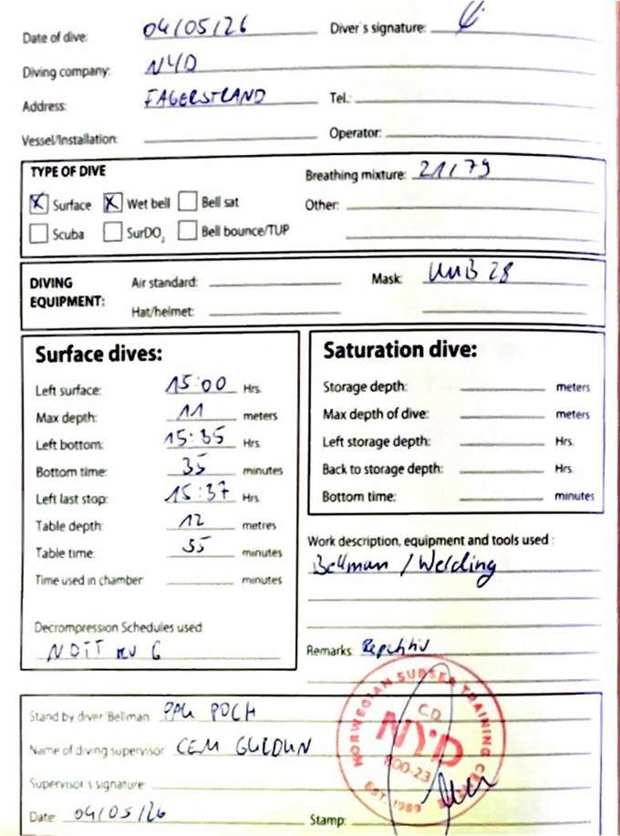 Logbook page 24