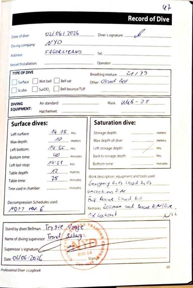 Logbook page 49