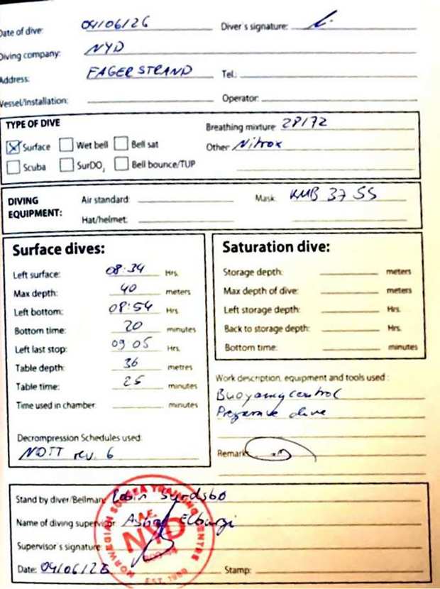 Logbook page 51